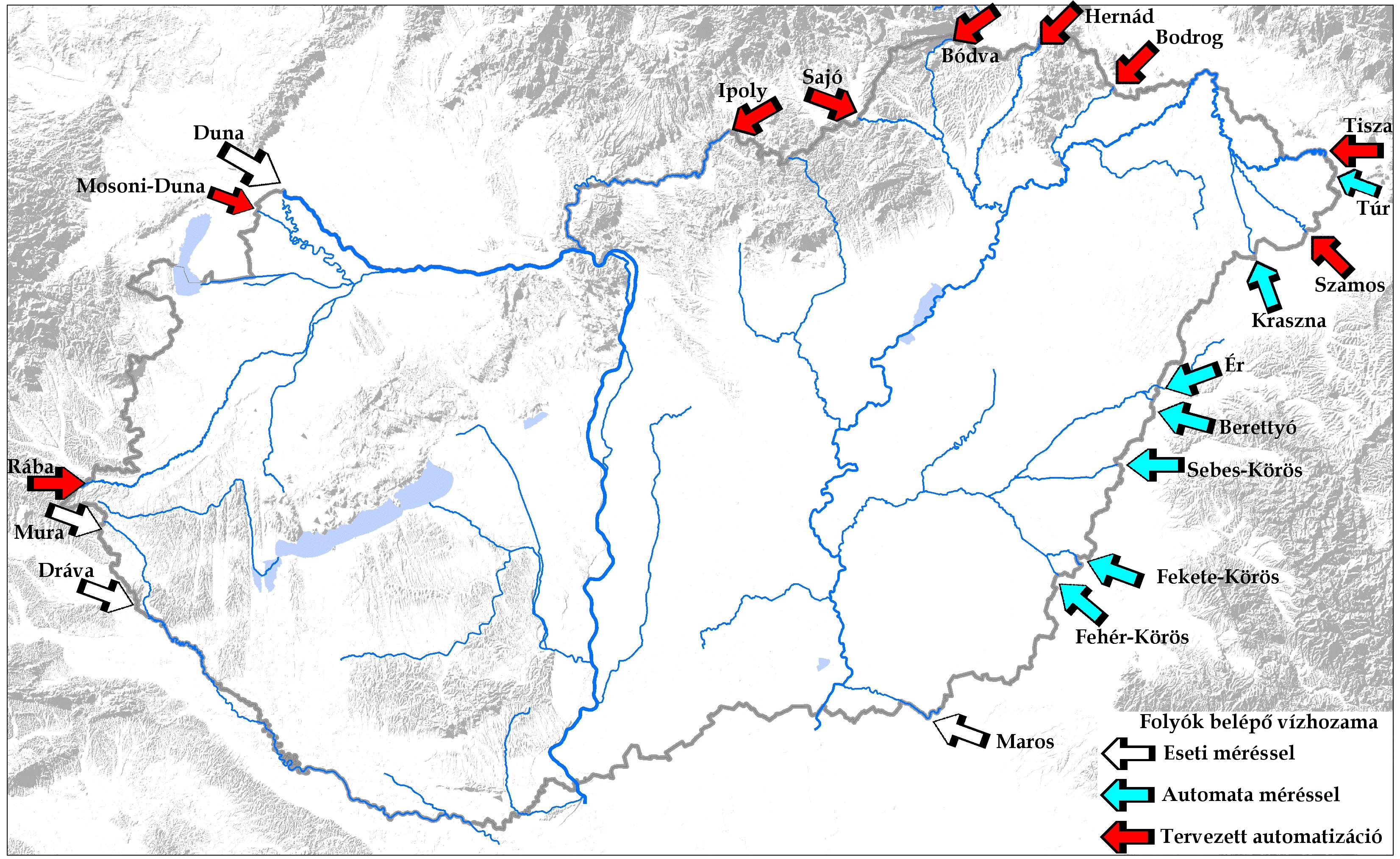 vízügyi térkép magyarország Vízrajzi adatok   Országos Vízügyi Főigazgatóság vízügyi térkép magyarország